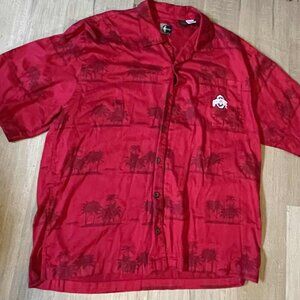Ohio State Buckeyes Camp Shirt xl Chillwear Button Down